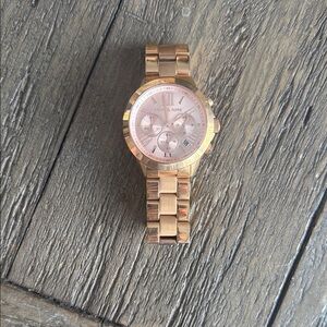 Michael Kors Rose Gold Chronograph Watch